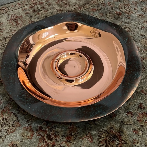 Nambe copper canyon chip and dip - Picture 2 of 7